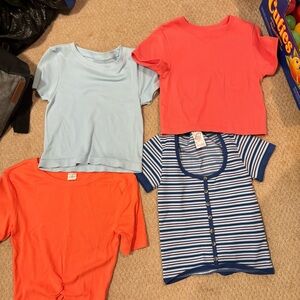 4 assorted tops